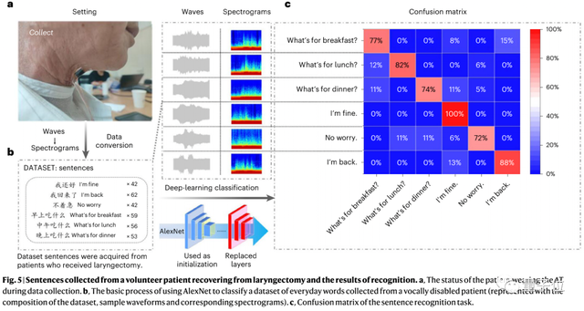 清华可穿戴智能喉登Nature子刊，实测准确率90%+，网友：@李雪健老师