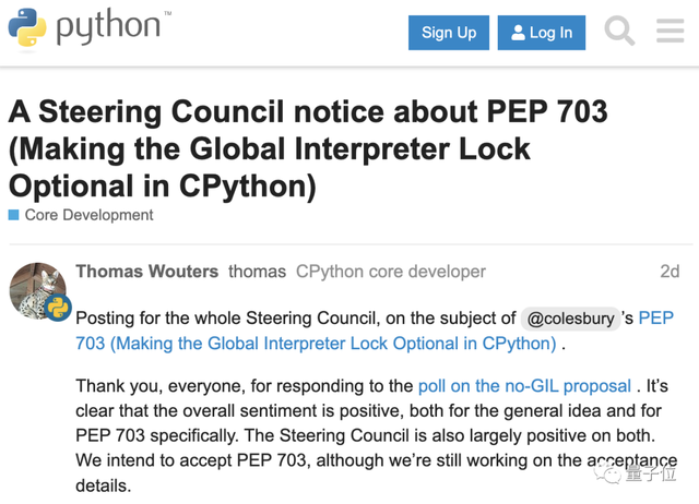 Python团队官宣下线GIL：可选择性关闭