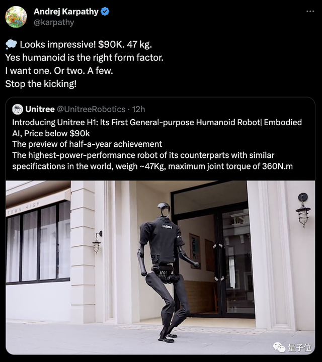 国产人形机器人火到国外！不惧偷袭还带闪，AI大佬：定价好低要改变行业规则了