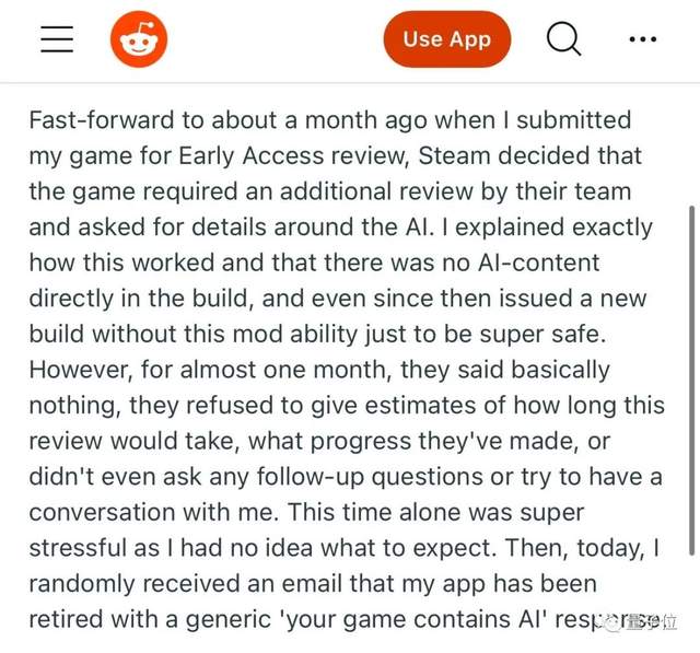 独立游戏调用ChatGPT遭Steam下架，开发者：我的存款和三年半时光都没了