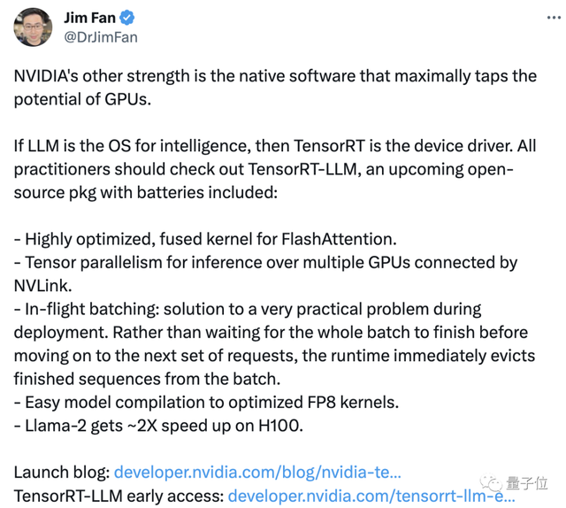 老黄给H100“打鸡血”：英伟达推出大模型加速包，Llama2推理速度翻倍