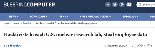 黑客盗走顶级核实验室数十万条数据，交换条件竟是创造猫娘……